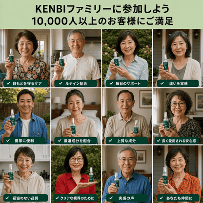 【目の疲れに】ルテイン配合 ヴィスタプリマ アイケアスプレー by KENBI™